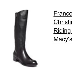 New in Box - Franco Sarto Black Leather Long Boots (US 7) * Christina